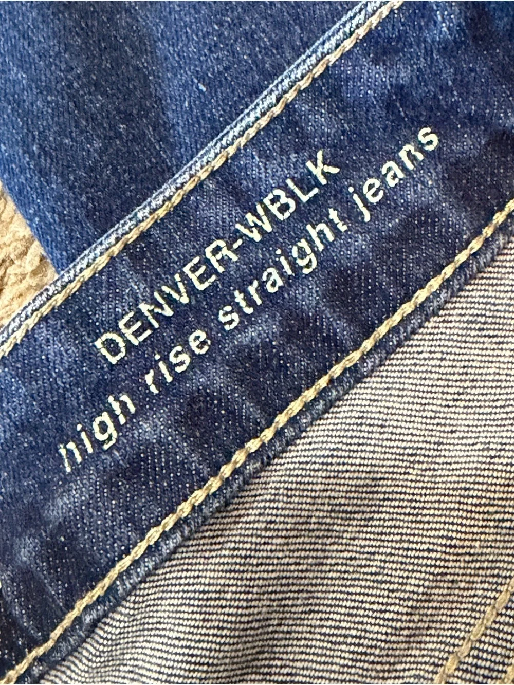 lola Dark Blue Straight Leg Jeans
